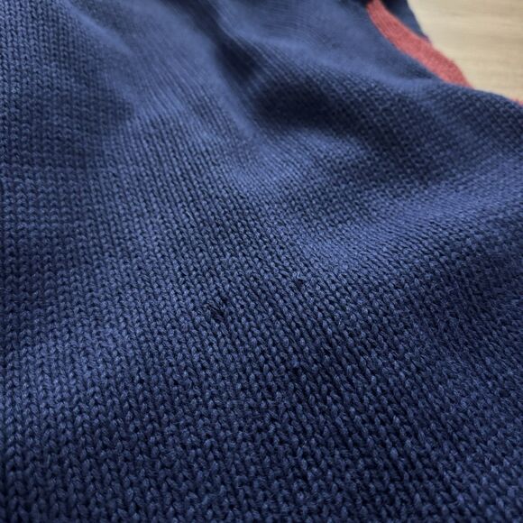 Vintage 90s Christina Handknit Cardigan Sweater Size S Thanksgiving Fall Cottage - Picture 11 of 12